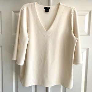 Ann Taylor Size L mid-sleeve Top.